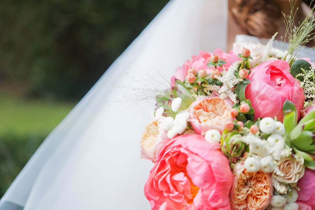 Inspiration mariage bouquet pivoines