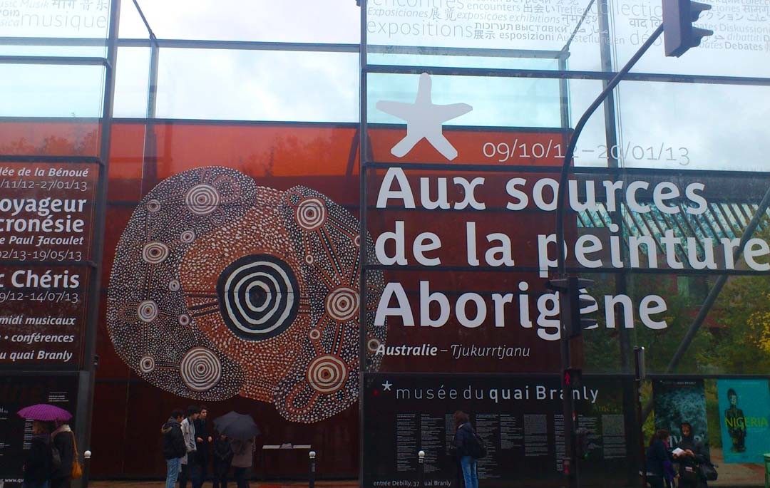 Exposition sur la peinture aborigène au Musée du Quai Branly