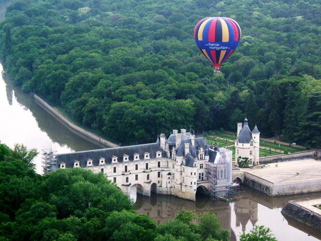 Montgolfière au Château de Chenonceau