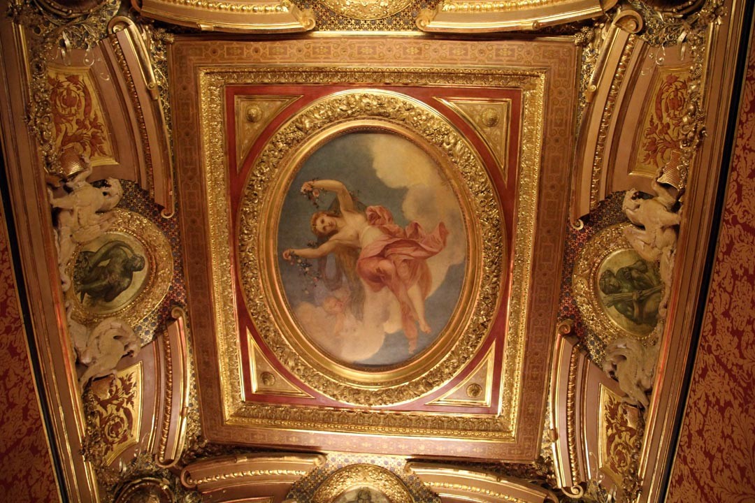 Plafond de l'Hôtel de la Païva sur les Champs Elysées