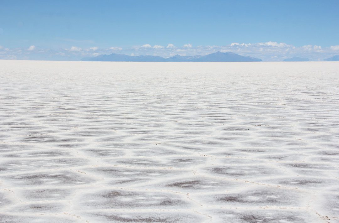Le sel du Salar d'Uyuni en Bolivie