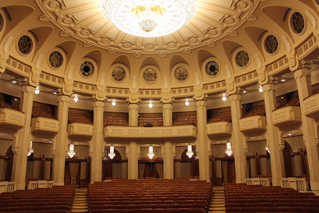 Salle des spectacles du Parlement roumain à Bucarest