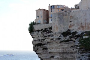Falaise calcaire promontoire Bonifacio Corse