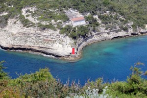 Falaise calcaire calanque Bonifacio Corse