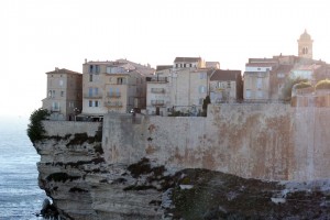 Falaise calcaire promontoire Bonifacio Corse