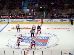 Match Hockey au Madison Square Garden New York