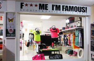 Boutique Fuck me I'm famous à Ibiza