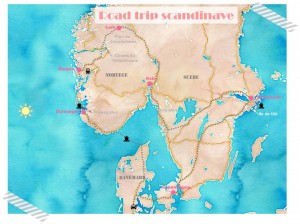 Itinéraire road trip Scandinavie Danemark Suède Norvège