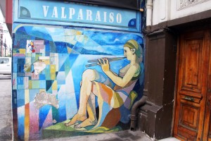 Street art à Valparaiso au Chili
