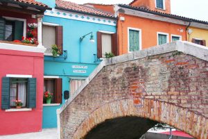 L'île de Burano à Venise en Italie