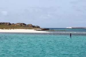 Faire du paddle sur l'île de Boa Vista au Cap Vert
