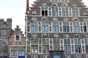 Architecture flamande à Gand en Belgique