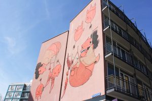 Street-art à Rotterdam aux Pays-Bas