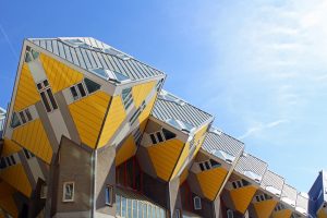 Maisons cubes de Rotterdam aux Pays-Bas